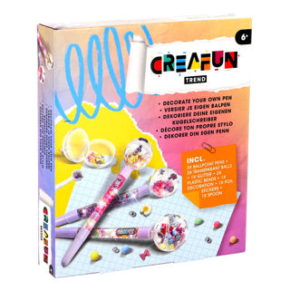 Creafun décoration stylo tendance | 3 pièces