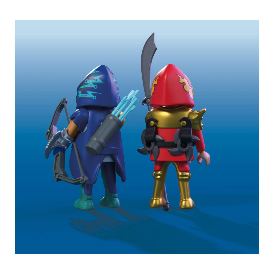Playmobil | héros | drone héros contre ninja maléfique | jouets à partir de 5 ans | cadeau pour les enfants | avec des figurines de jeu de drones pour des jeux de rôle aventureux | 71833