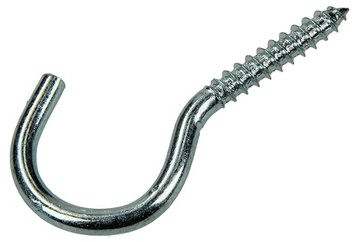 Mack 1017802 - crochet à vis acier galvanisé 4pcs 5,0 x 40 mm | 5 pièces