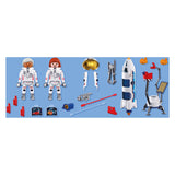 Playmobil espace fusée de recherche esa mars | fusée modulaire avec rampe de lancement et 2 astronautes | ensemble de jouets spatiaux de haute qualité | pour les enfants à partir de 4 ans | 72011 - afbeelding 4
