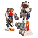 Playmobil space esa astronaute avec robot | avec Mars crawler, station d'analyse 3 échantillons de roches | exploration spatiale | ensemble de jouets de haute qualité | amusant pour les enfants à partir de 4 ans | 72014 - afbeelding 2