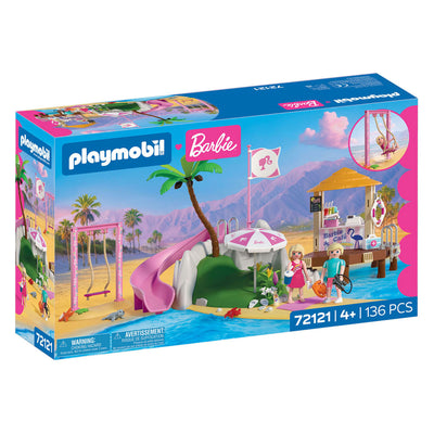Playmobil – 72121 – coffret de jeu – Barbie Beach Café – 136 pièces