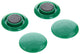 Mack 1017870 - aimant pour tableau noir plastique vert 4 pcs 30 mm | 10 pièces
