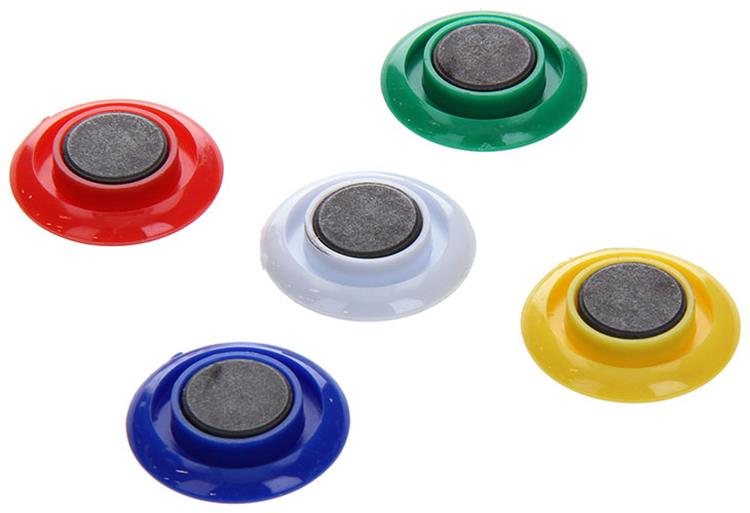 Mack 1017873 - assortiment de plastiques magnétiques pour tableaux 5 pièces 30 mm | 10 pièces