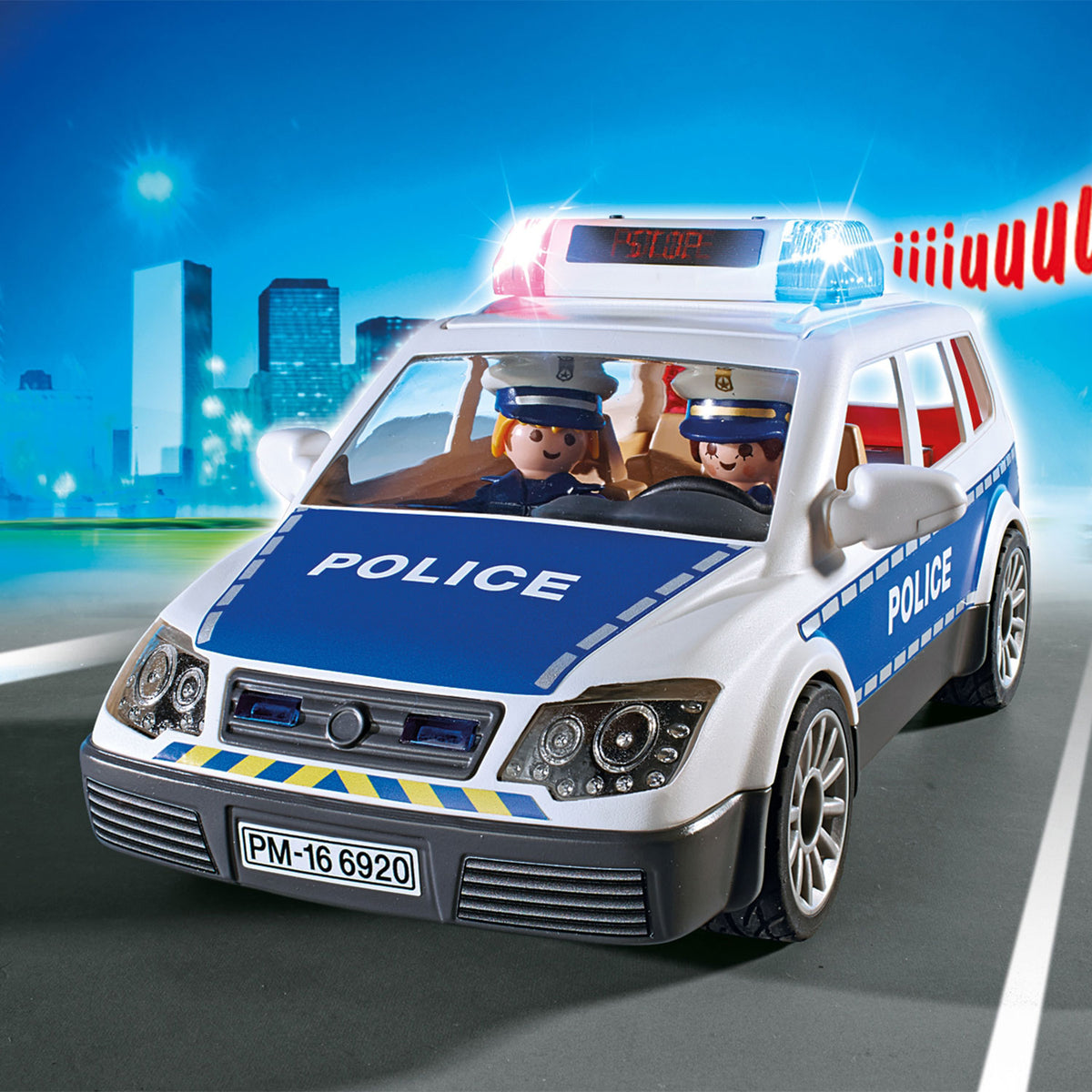 Playmobil City Action Police Patrouille avec la lumière et le son 6920
