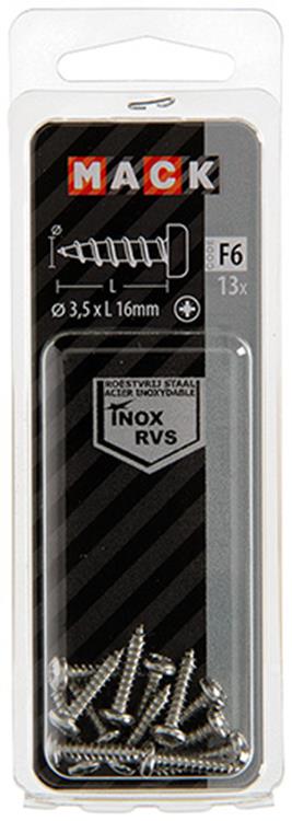 Mack 1019782 - vis autotaraudeuse culasse A2 13 pcs 3,5 x 16 mm | 10 pièces