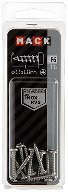 Mack 1019783 - vis autotaraudeuse culasse A2 11 pcs 3,5 x 22 mm | 10 pièces