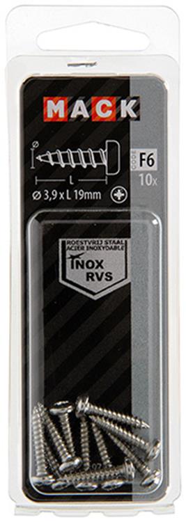 Mack 1019786 - vis autotaraudeuse culasse A2 10 pcs 3,9 x 19 mm | 10 pièces