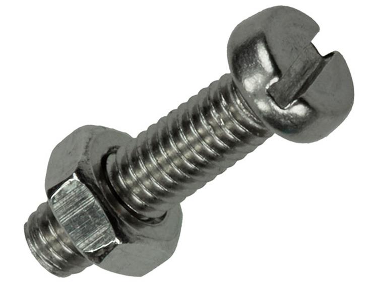 Mack 1019819 - vérin à vis métal. tête + écrou inox 12 pcs m4x16 | 10 pièces