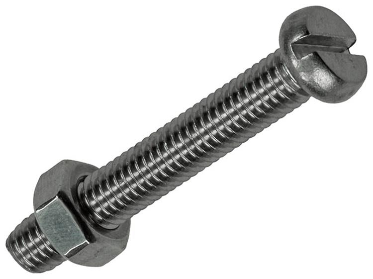 Mack 1019831 - vérin à vis métal. tête + écrou inox 3 pcs m6x40 | 10 pièces