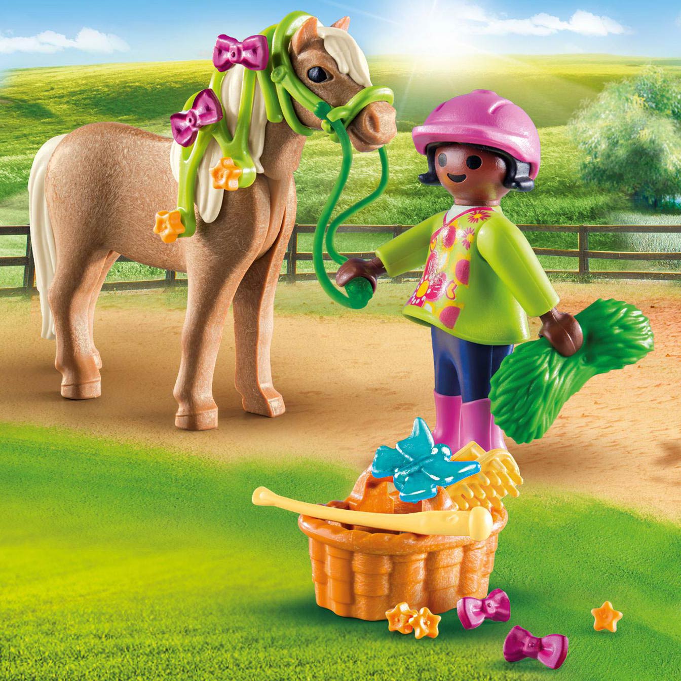 Playmobil 70060 Fille avec poney