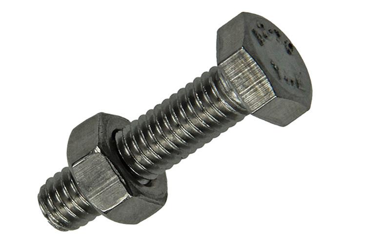 Mack 1019842 - boulon de robinet + écrou en acier inoxydable 5 pcs m6x25 | 10 pièces