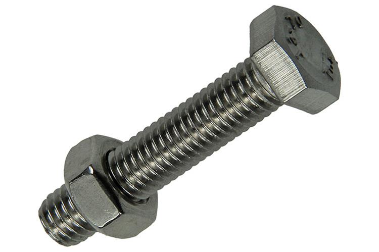 Mack 1019846 - boulon de robinet + écrou en acier inoxydable 2 pcs m8x40 | 10 pièces