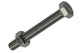 Mack 1019847 - boulon de robinet + écrou en acier inoxydable 2 pcs m8x60 | 10 pièces