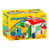 Playmobil 1.2.3. Werkman avec tri garage 70184