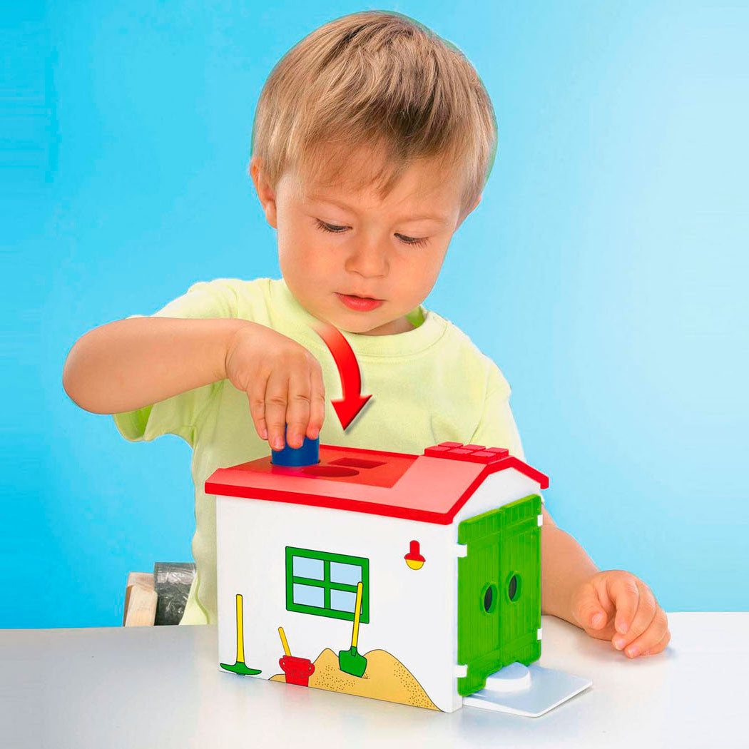 Playmobil 1.2.3. Werkman avec tri garage 70184