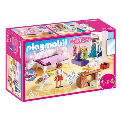 Playmobil Dollhouse chambre avec design de mode Hoek 70208
