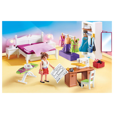 Playmobil Dollhouse chambre avec design de mode Hoek 70208