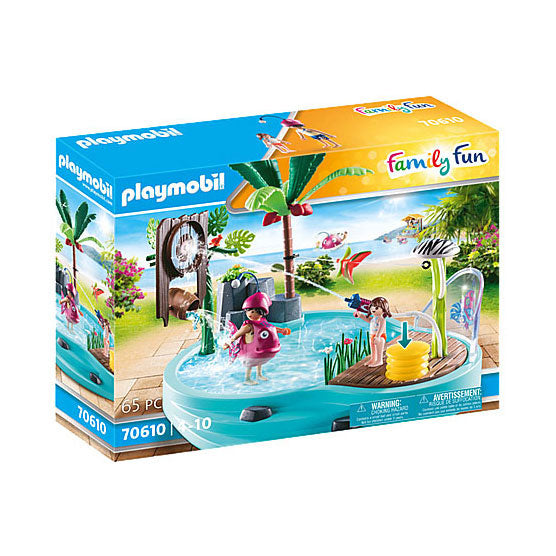 PlayMobil Family Fun Fun Pool avec Watersplash 70610