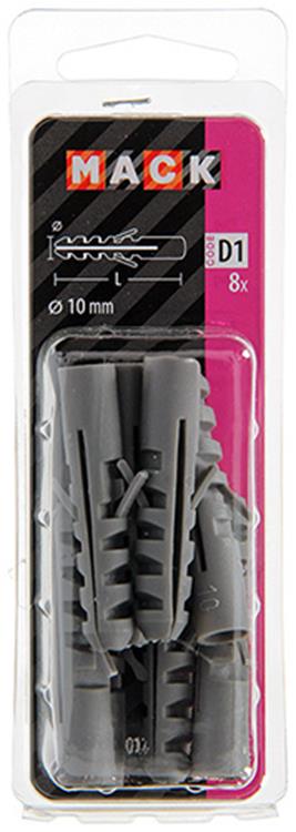 Mack 1017883 - bouchon polyéthylène 8 pcs 10 mm | 5 pièces