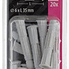Mack 1017886 - bouchon universel avec collier en polyéthylène.20pcs 6 x 35 mm | 5 pièces