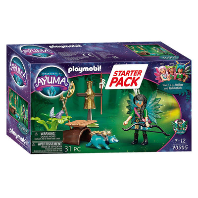 Playmobil Ayuma Starter Set Chevalier Fée avec raton laveur 70905