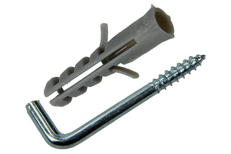 Mack 1017900 - bouchon + vis à pouce polyeth 8 pcs 6mm 4x40mm | 5 pièces