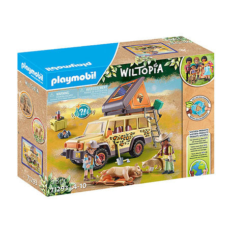 Playmobil Wiltopia avec le SUV au Leeuwen 7129