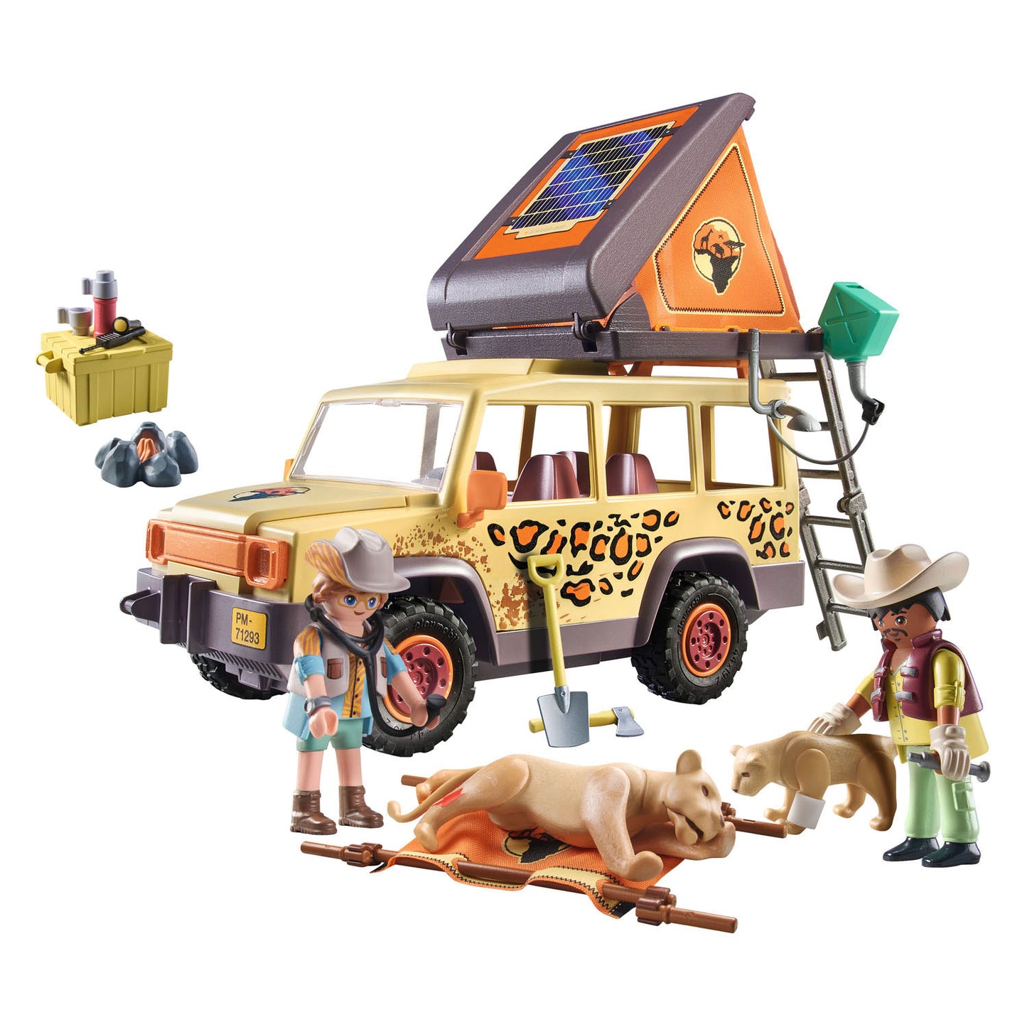Playmobil Wiltopia avec le SUV au Leeuwen 7129