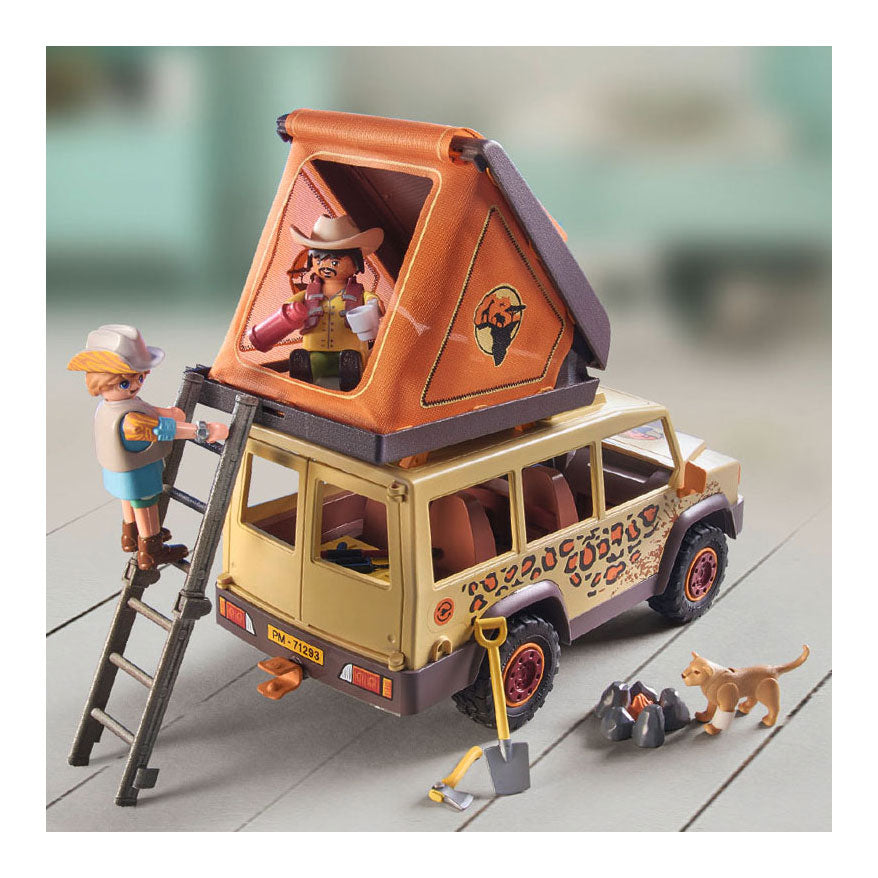 Playmobil Wiltopia avec le SUV au Leeuwen 7129