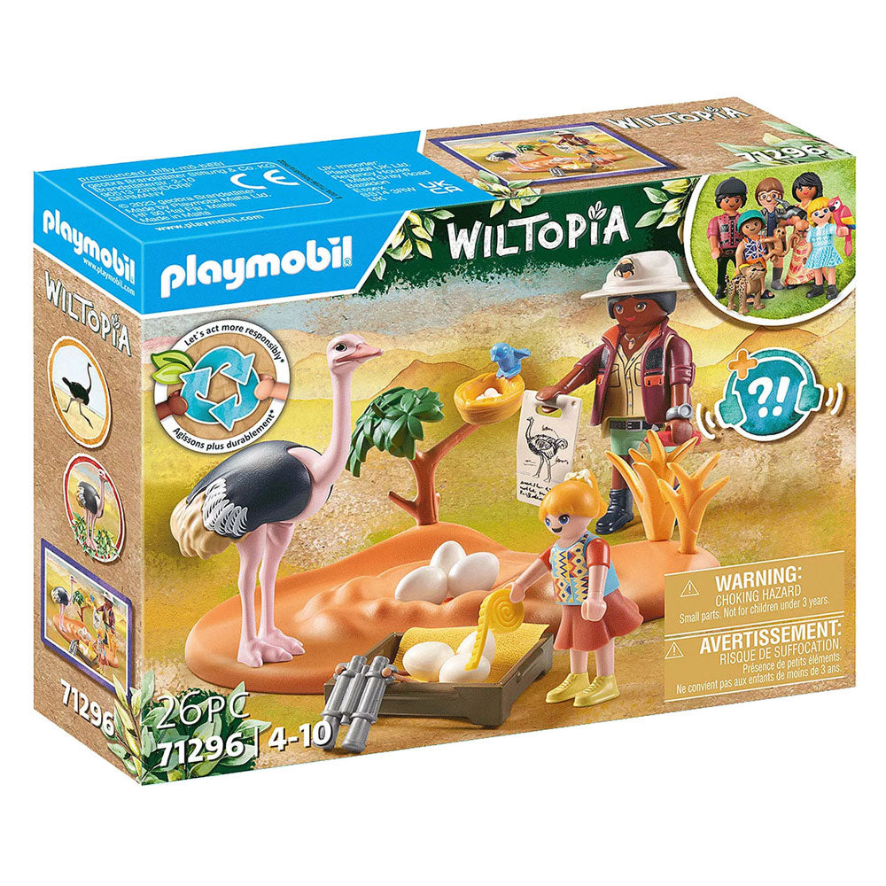 Playmobil Wiltopia visitant Papa Ostrich 71296