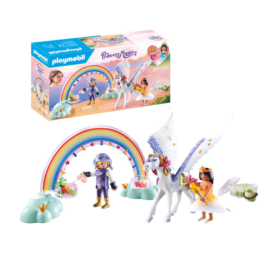 Playmobil Princess Pegasus avec Rainbow 71361