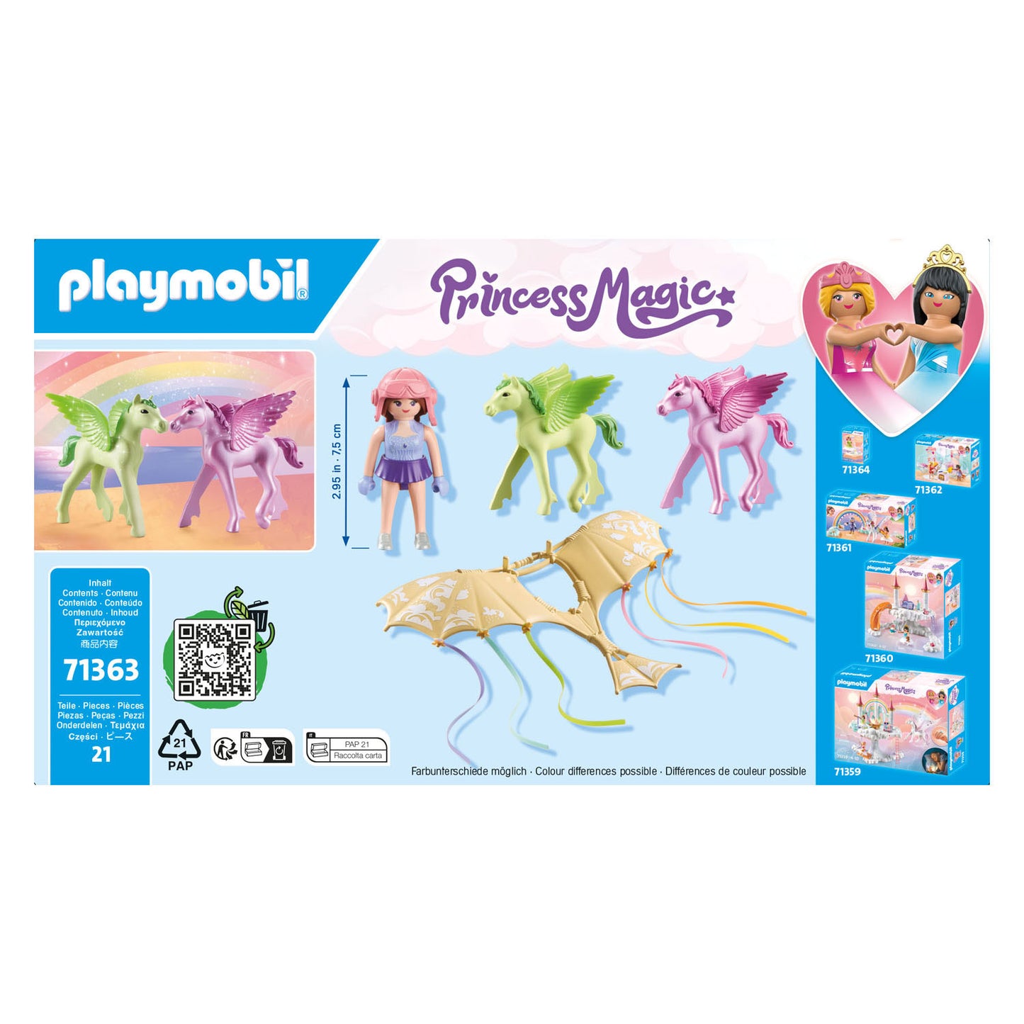 Playmobil Princess Sortage avec Pegasus-Veulens 71363