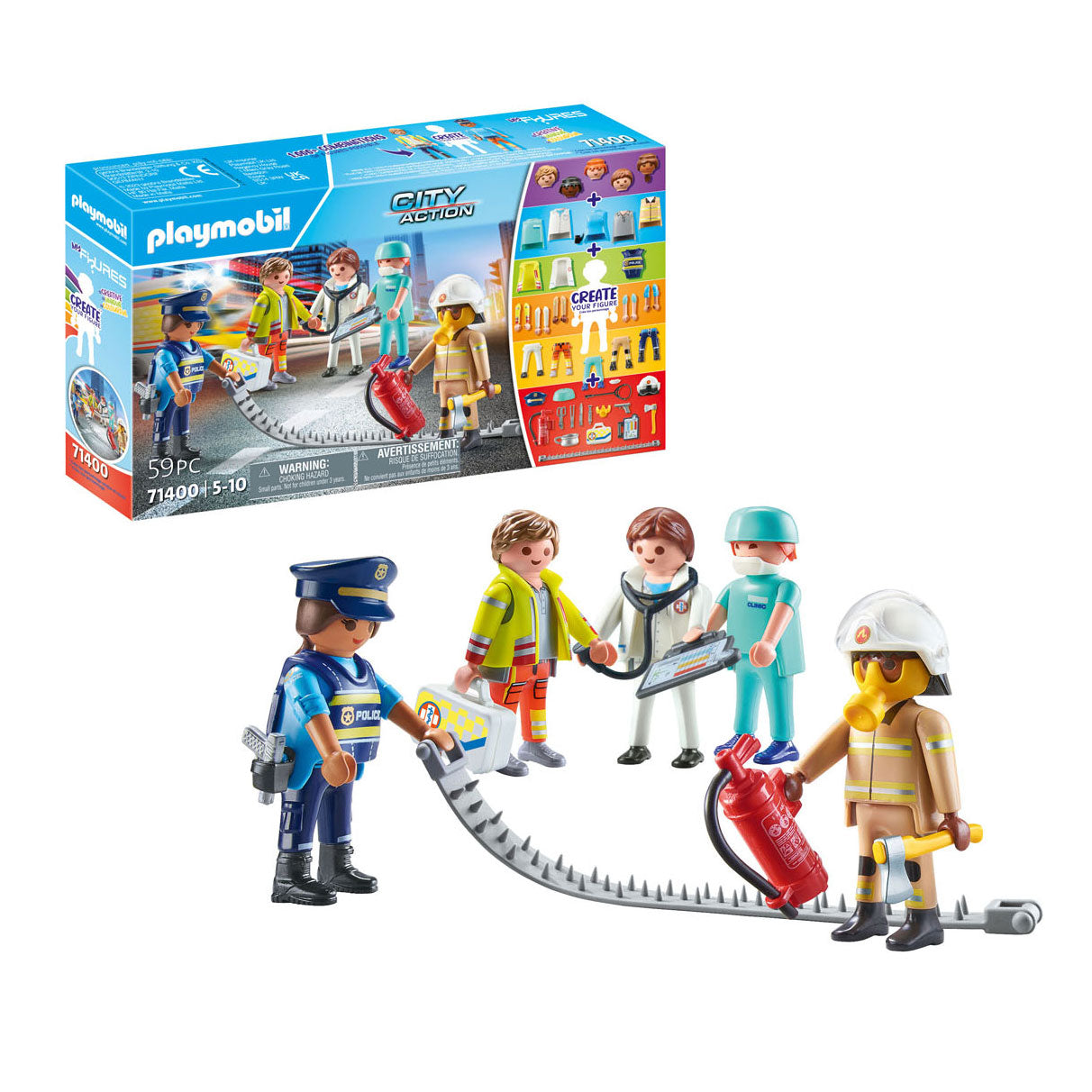 Playmobil City Action Mes chiffres: Rescue Mission 71400