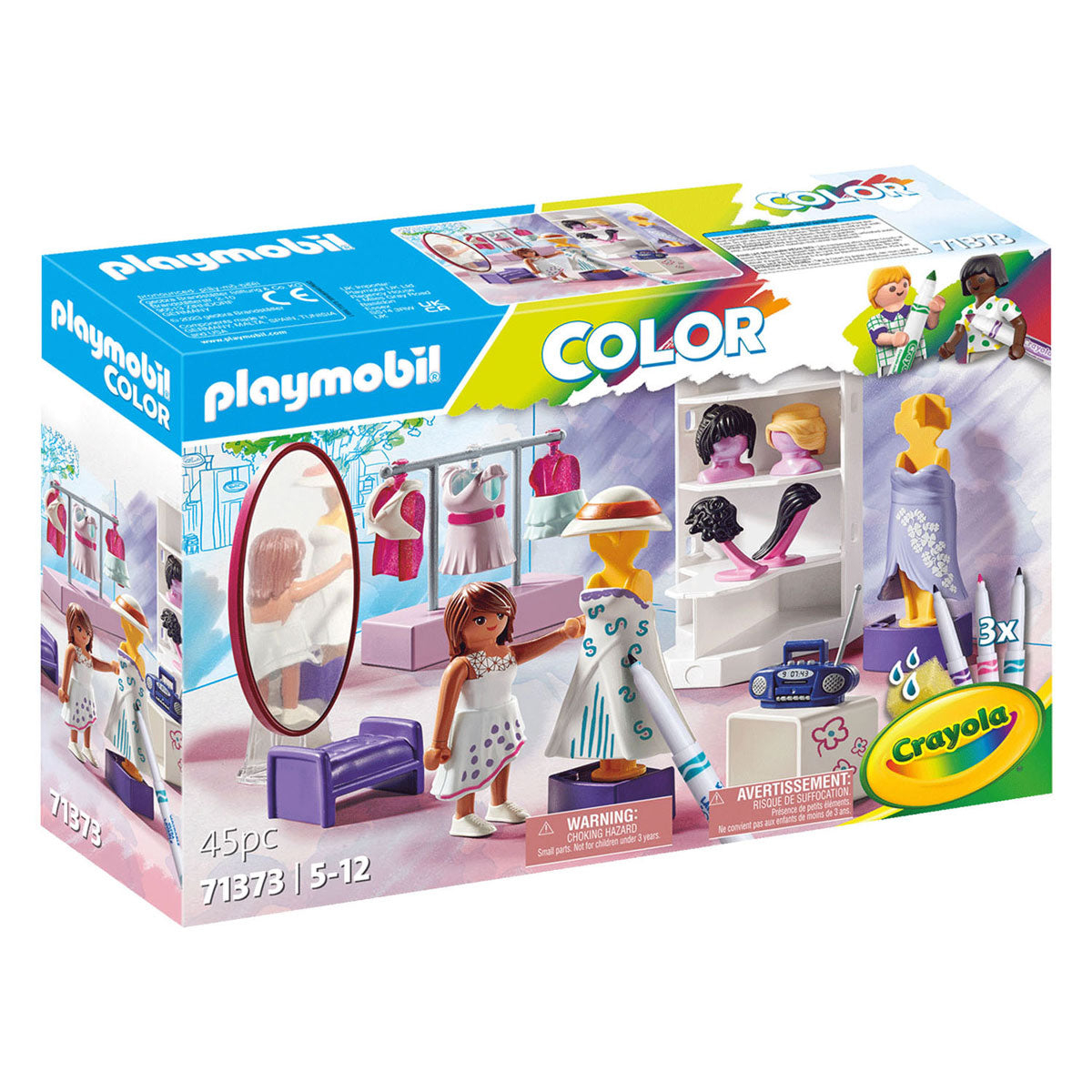 Jeu de mode de mode de couleur playmobil 71373