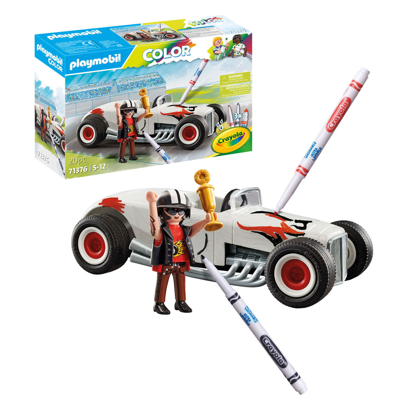 Playmobil Color Race Car 71376