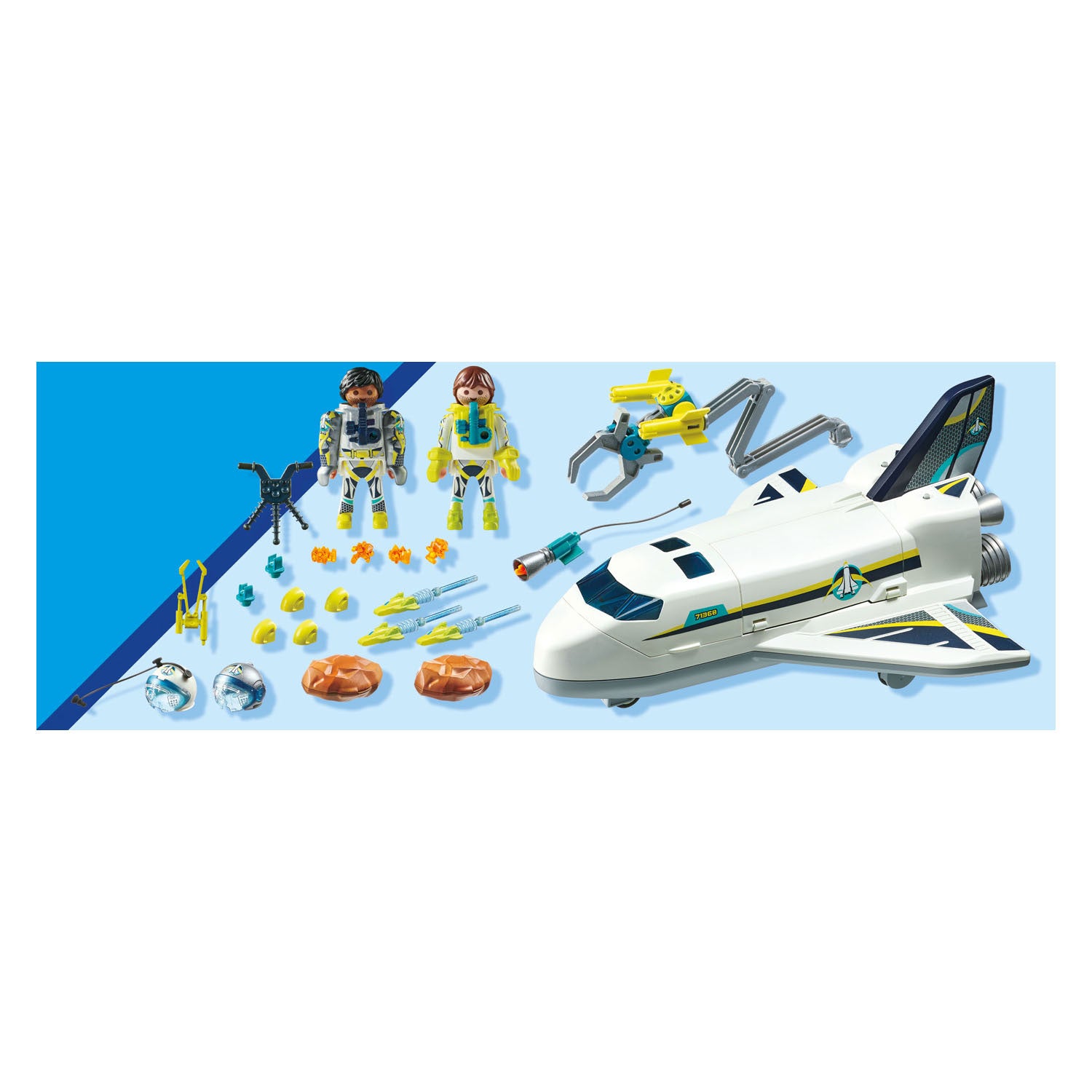 Playmobil Spacevaart Space Shuttle sur Mission Promo Pack 71368