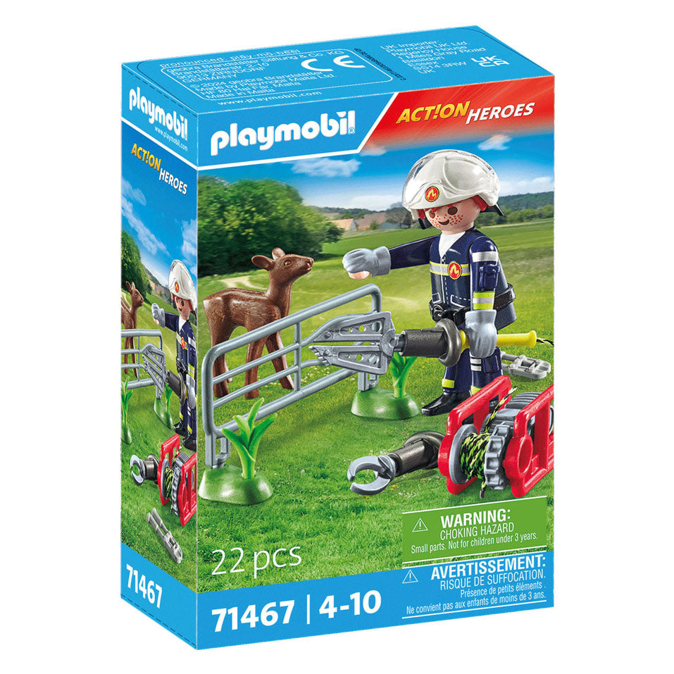 Playmobil Action Heroes Protection Animal Protection Fire Brigade 71467