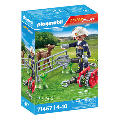 Playmobil Action Heroes Protection Animal Protection Fire Brigade 71467