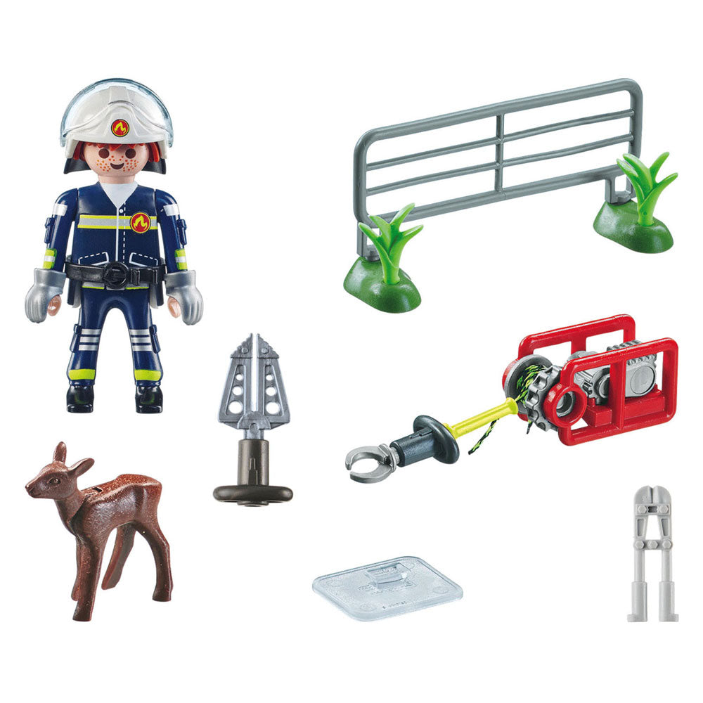 Playmobil Action Heroes Protection Animal Protection Fire Brigade 71467