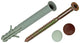 Mack 1017913 - bouchon de cadre avec vis polyamide 12 pcs 8 x 80 mm | 5 pièces
