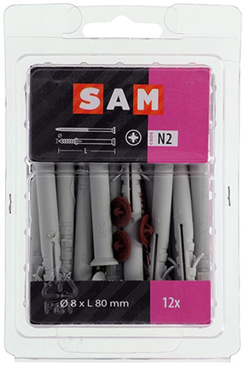 Mack 1017913 - bouchon de cadre avec vis polyamide 12 pcs 8 x 80 mm | 5 pièces