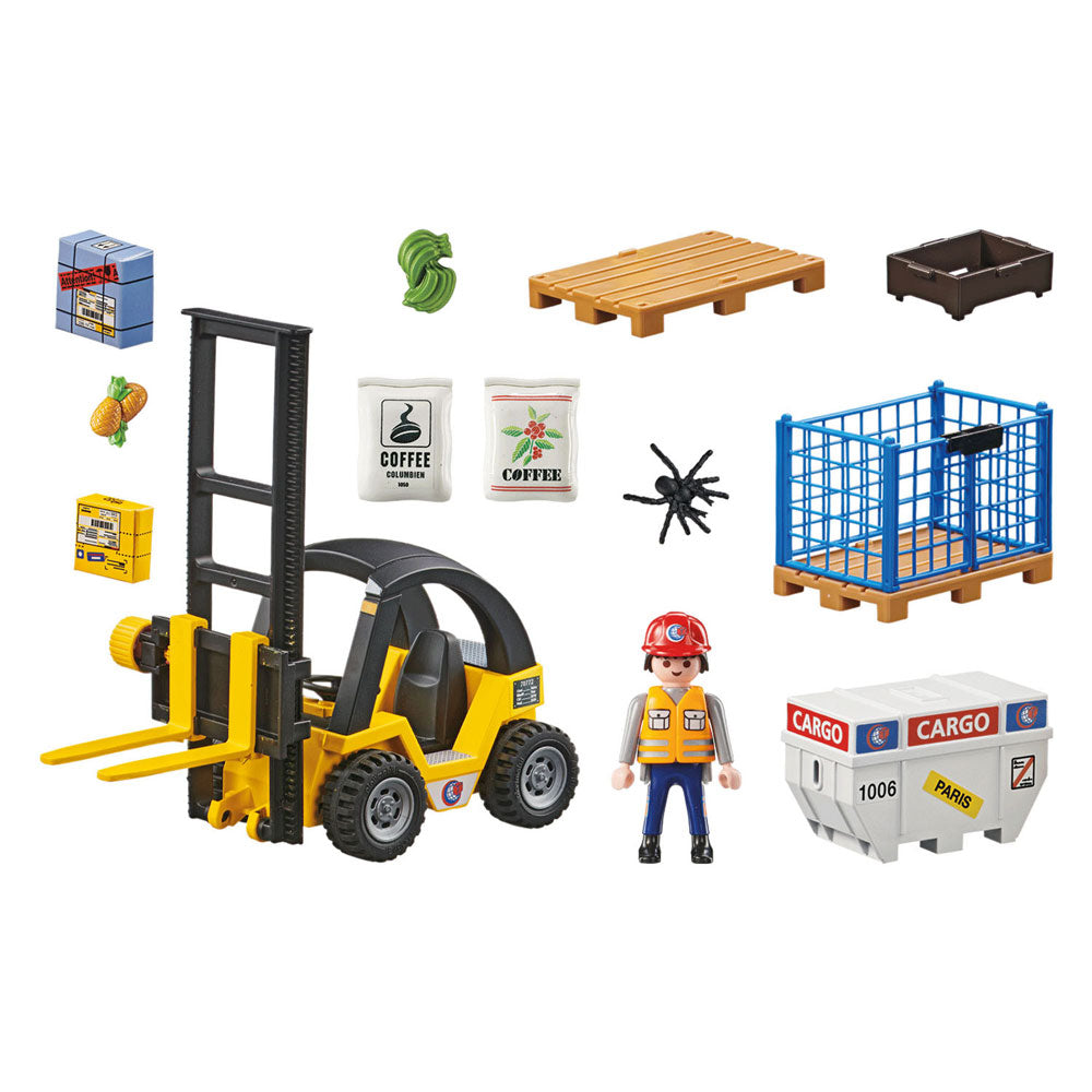 Playmobil My Life Promo Forklift avec charge 71528