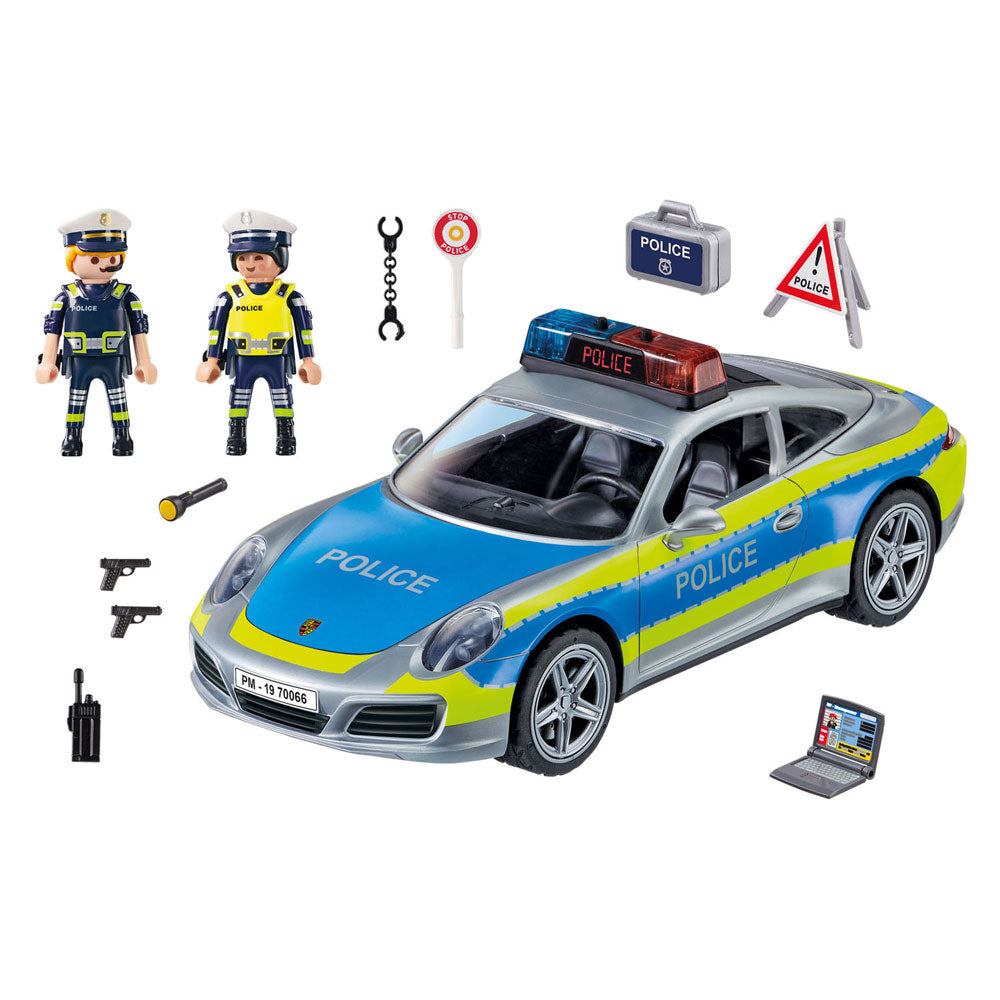 Playmobil Porsche 911 4S Police blanche 70066