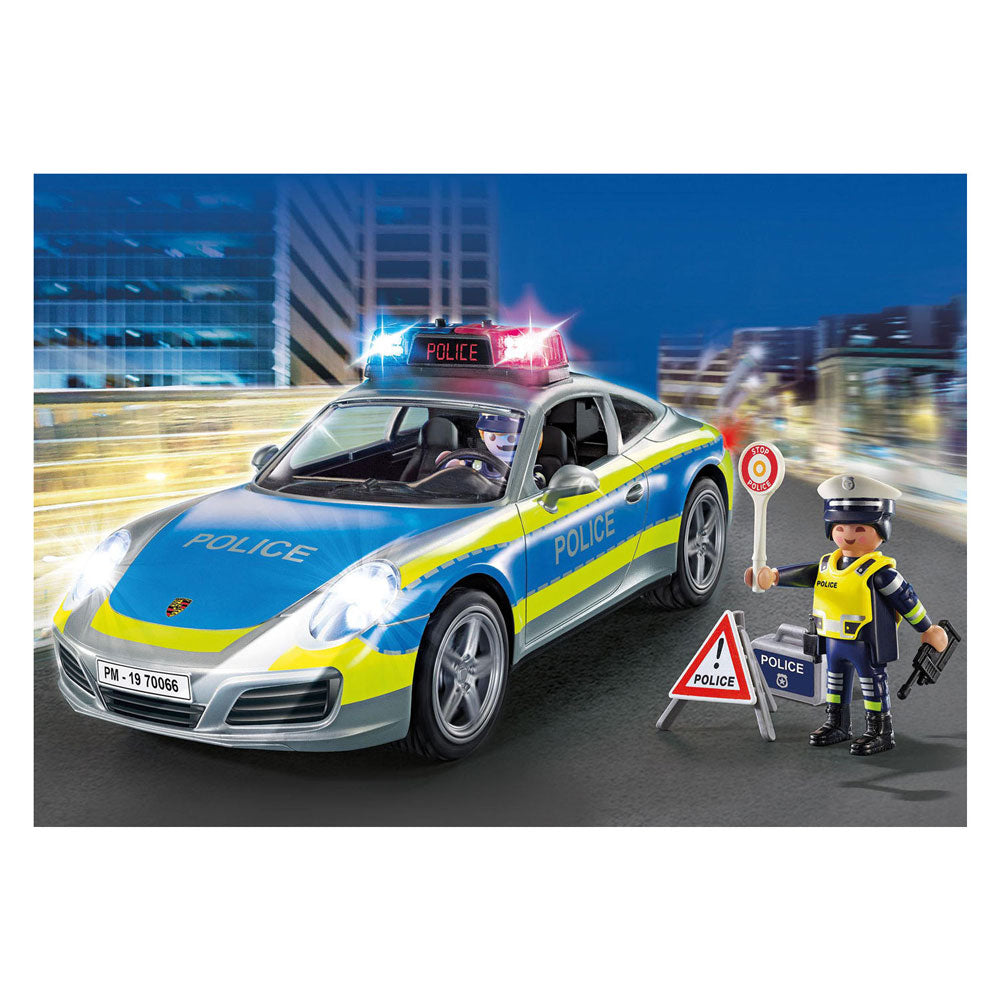 Playmobil Porsche 911 4S Police blanche 70066