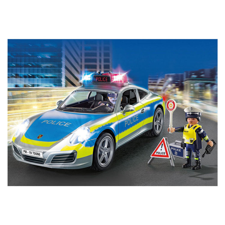 Playmobil Porsche 911 4S Police blanche 70066