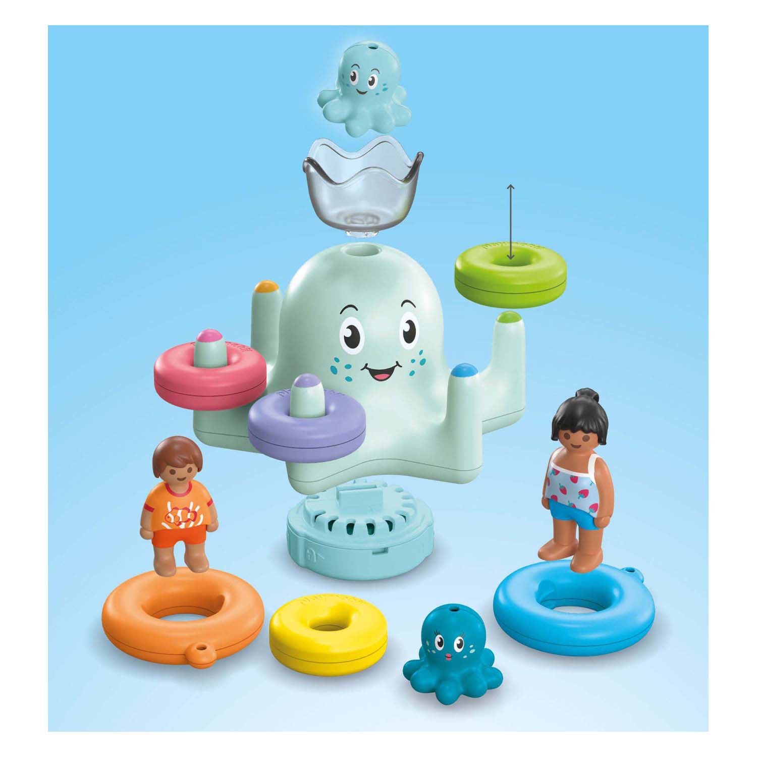 Playmobil junior tintil coloré kraken 71438