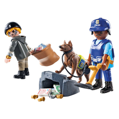 Playmobil 71731 Chien de police avec BOEF