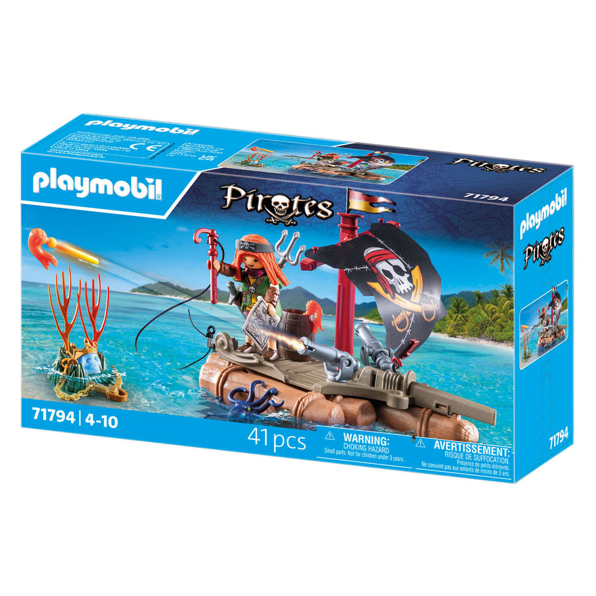 Playmobil 71794 Radeau de pirate avec trésor