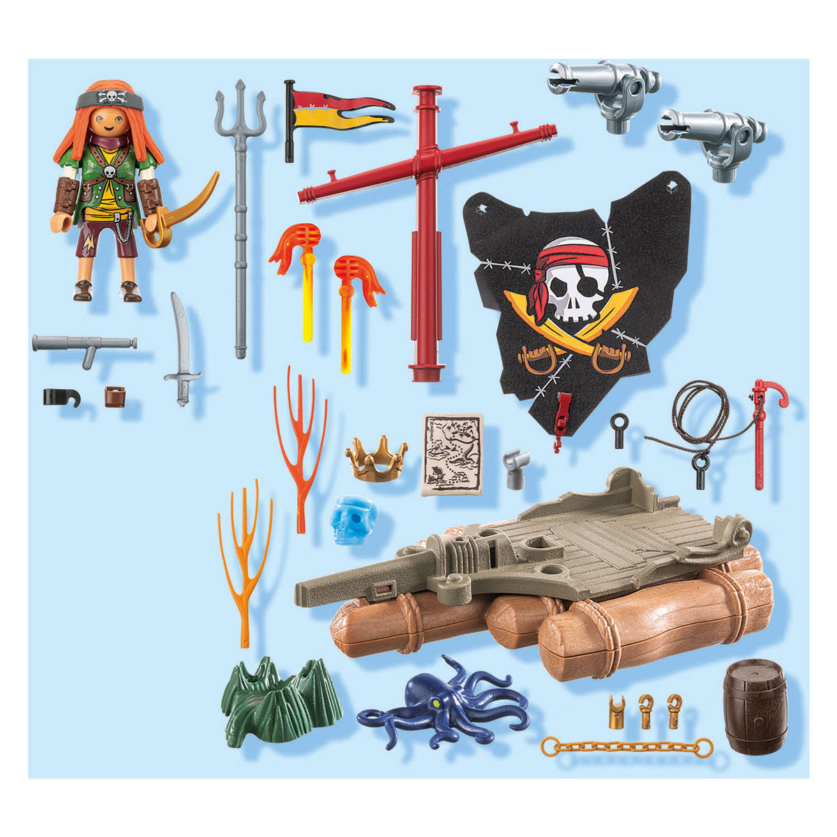 Playmobil 71794 Radeau de pirate avec trésor